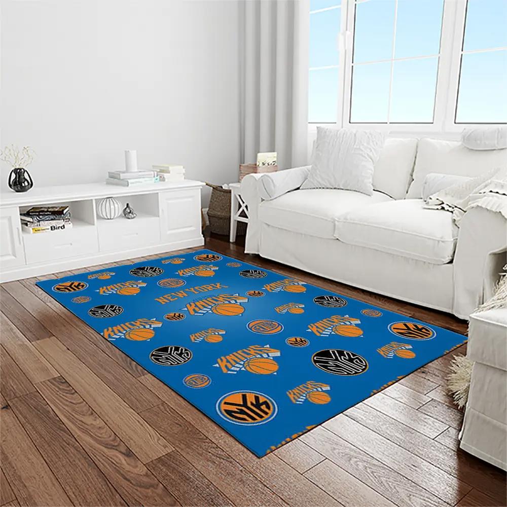 Nba new york knicks basketball team logo rectangle area rug nyk36 Rectangle Rug