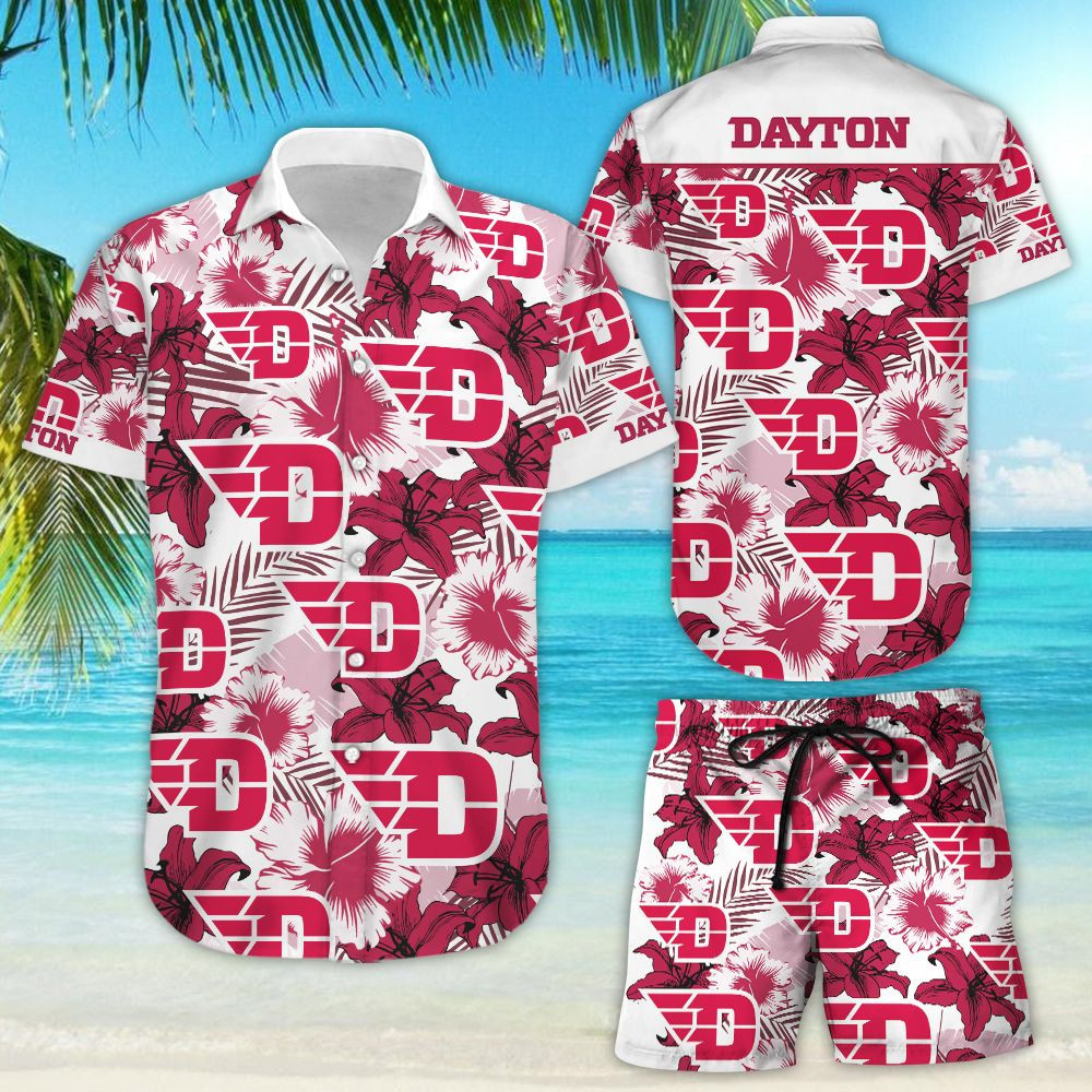 Ncaa dayton flyers hawaiian shirt Hawaii Shirt Shorts & Flip Flops