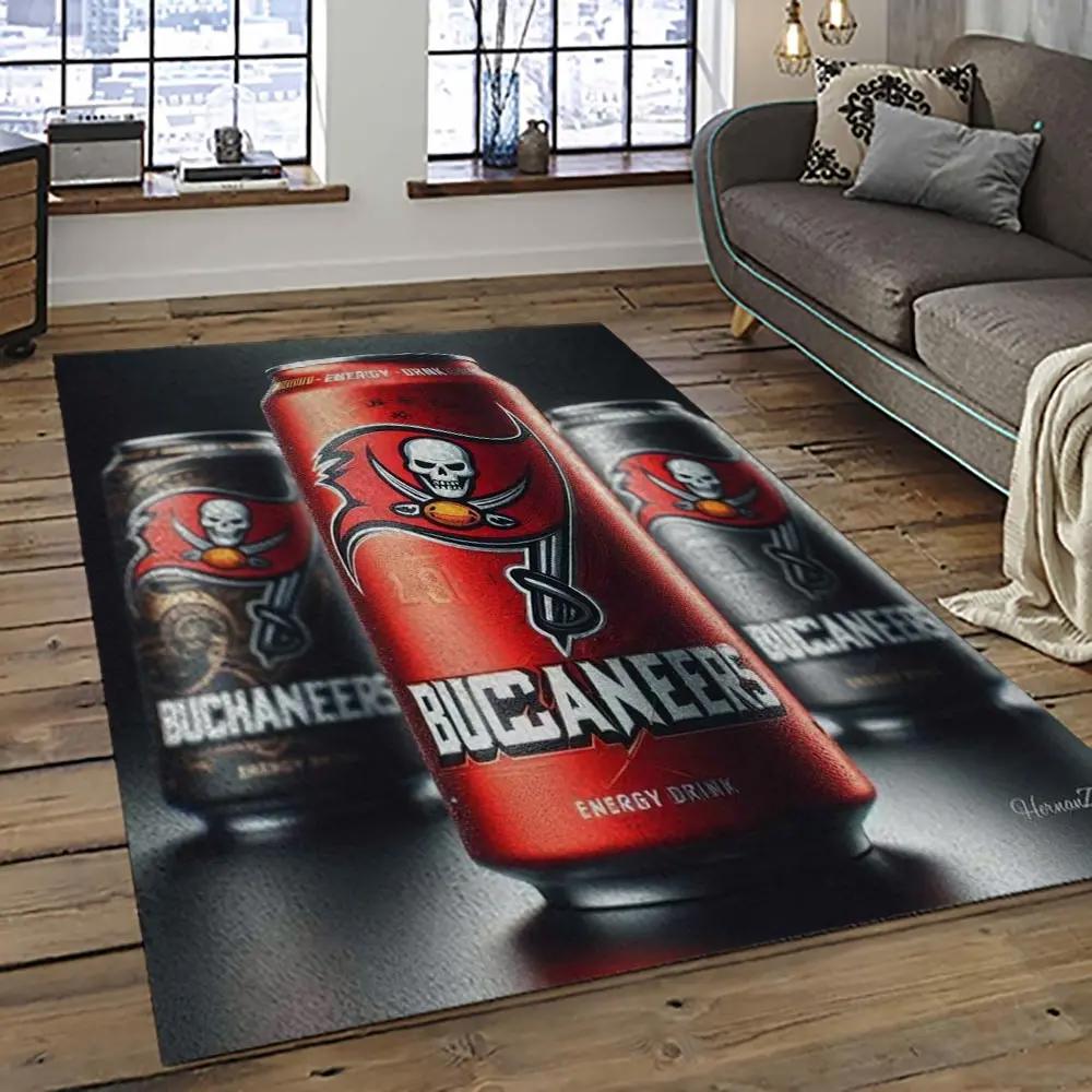 Nfl tampa bay buccaneers football team logo sport carpet area rug home decor best gift for friends tpbb47 Rectangle Rug