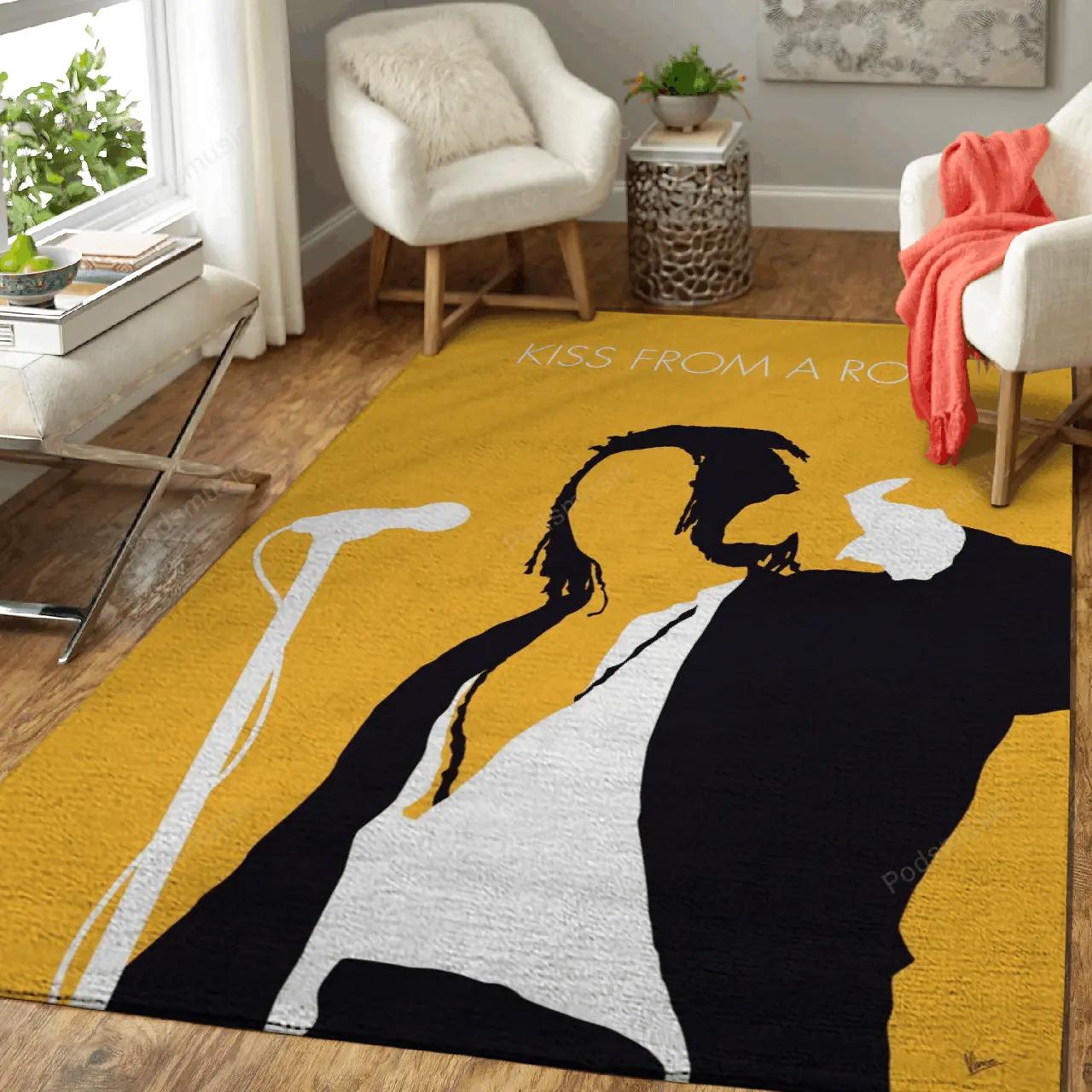 No164 my seal minimal music artwork minimal music artworks art for fans area rug living room carpet rug regtangle carpet floor decor home decor Rectangle Rug
