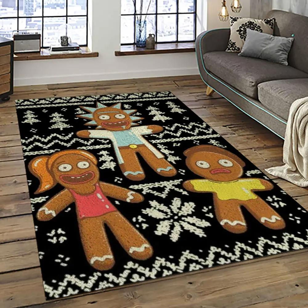 Rick and morty cartoon tv show retangle carpet area rug home decor best gift for family rm37 Rectangle Rug