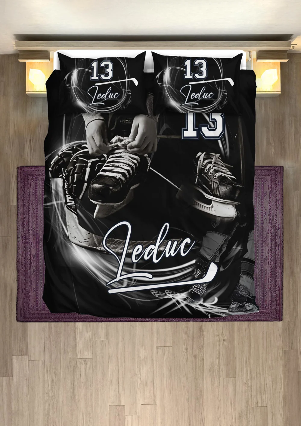 3pcs Bedding Set (US Size) - Eco-Friendly and Sustainable, Shop Seamlessly Now! - Personalized