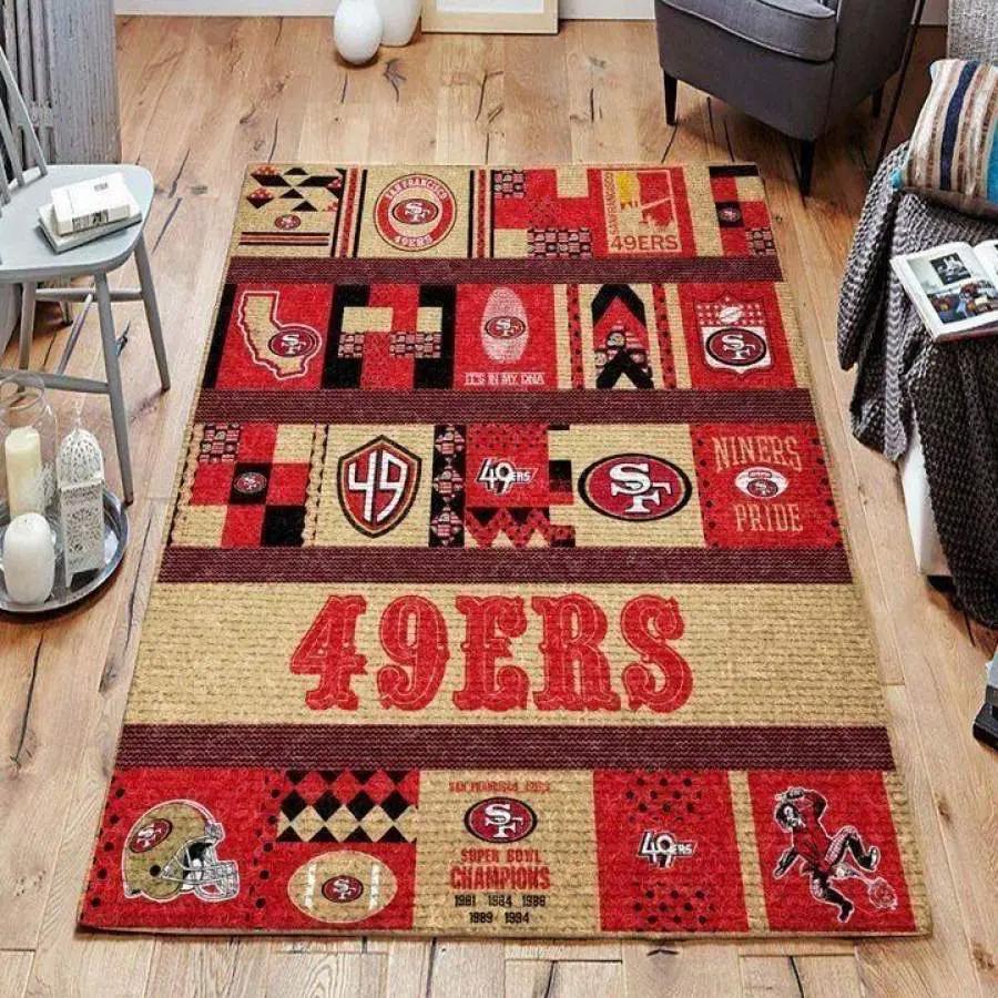 49ers arealiving arealiving bed home decor area rug living room Rectangle Rug