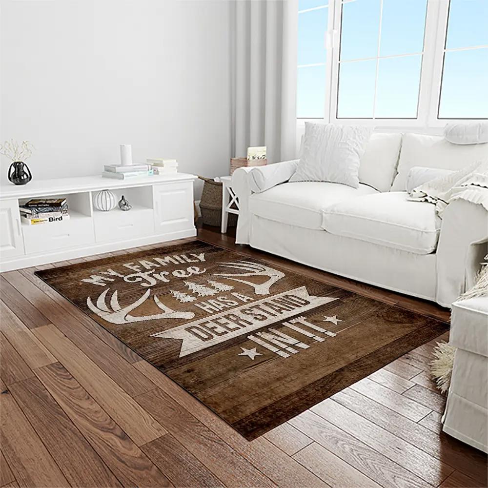 A letter to my dad, my father my hero hunting fav quote area rug meaningful gift for father’s day 03 Rectangle Rug