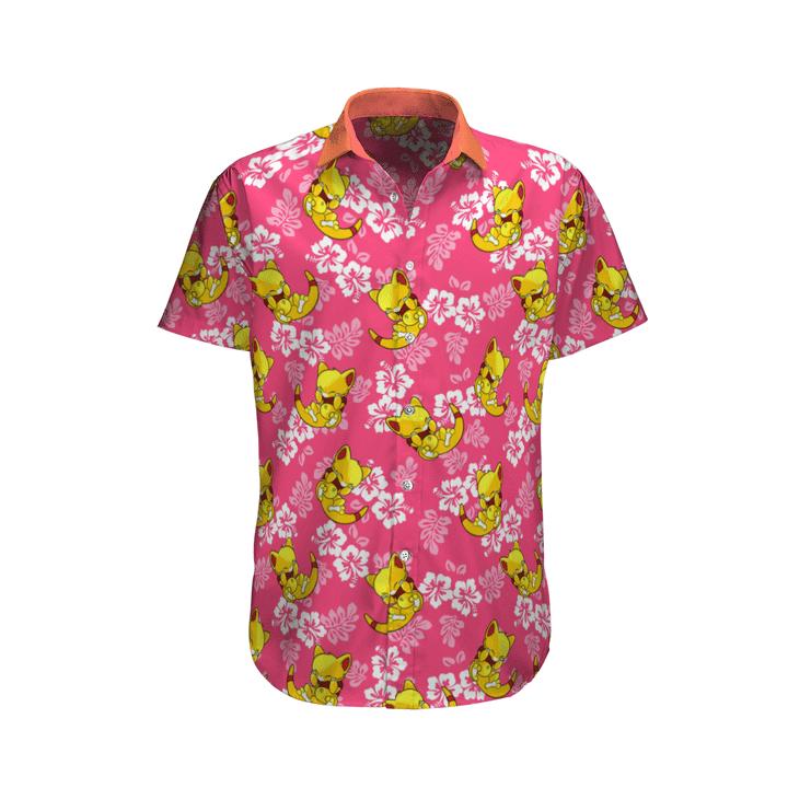 Abra pokemon summer hawaiian shirt Hawaii Shirt Shorts & Flip Flops