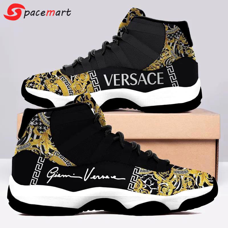 Air jordan 11 sneakers shoes - black gianni versace best gifts for men women with full size sport shoes Air Jordan 11