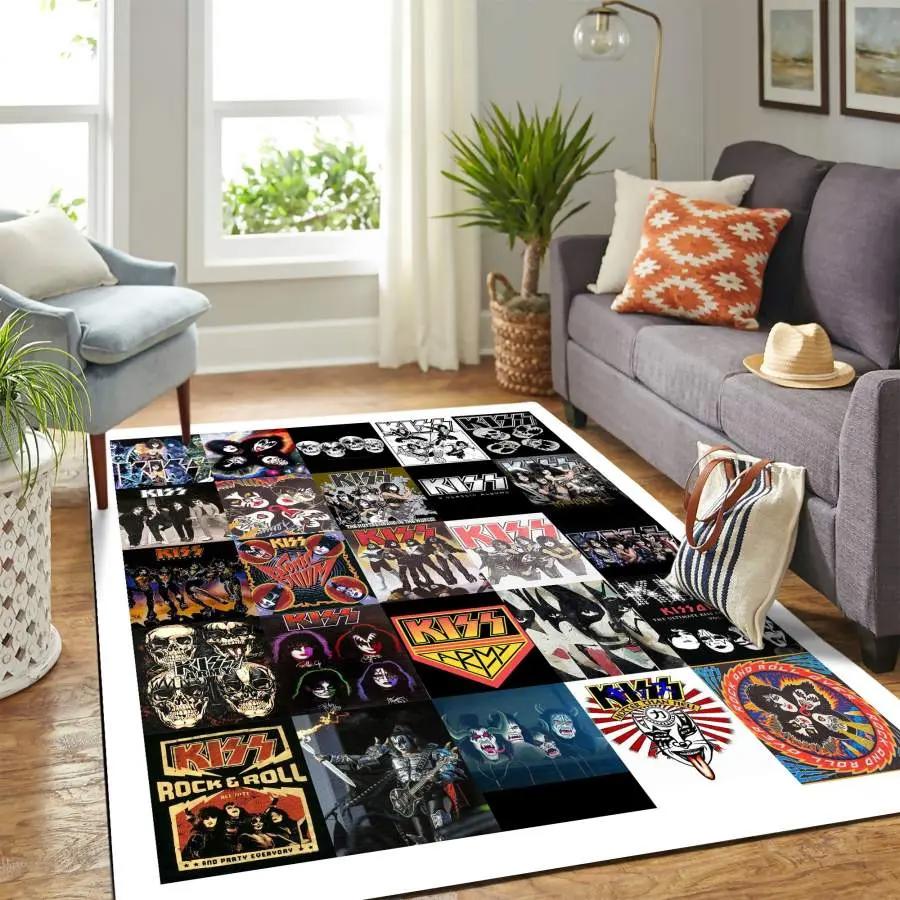 Allman brothers band area rug living room rug home decor home decor bedroom living room decor Rectangle Rug