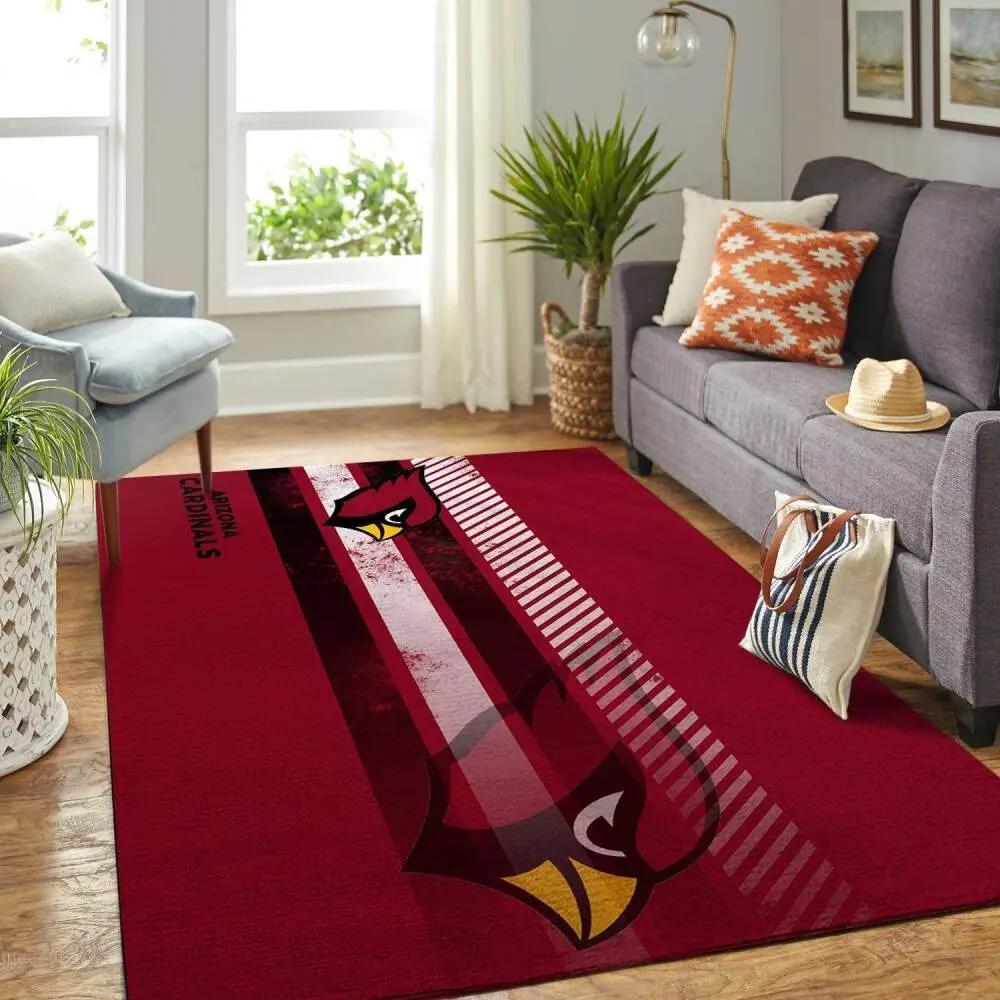 Arizona cardinals nfl area rugs living room carpet home decor Rectangle Rug