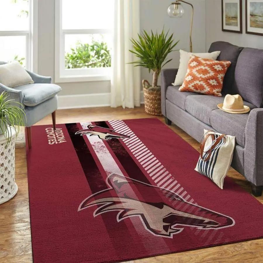Arizona coyotes nhl rug living room carpet christmas gift rcdd81f35011 Rectangle Rug
