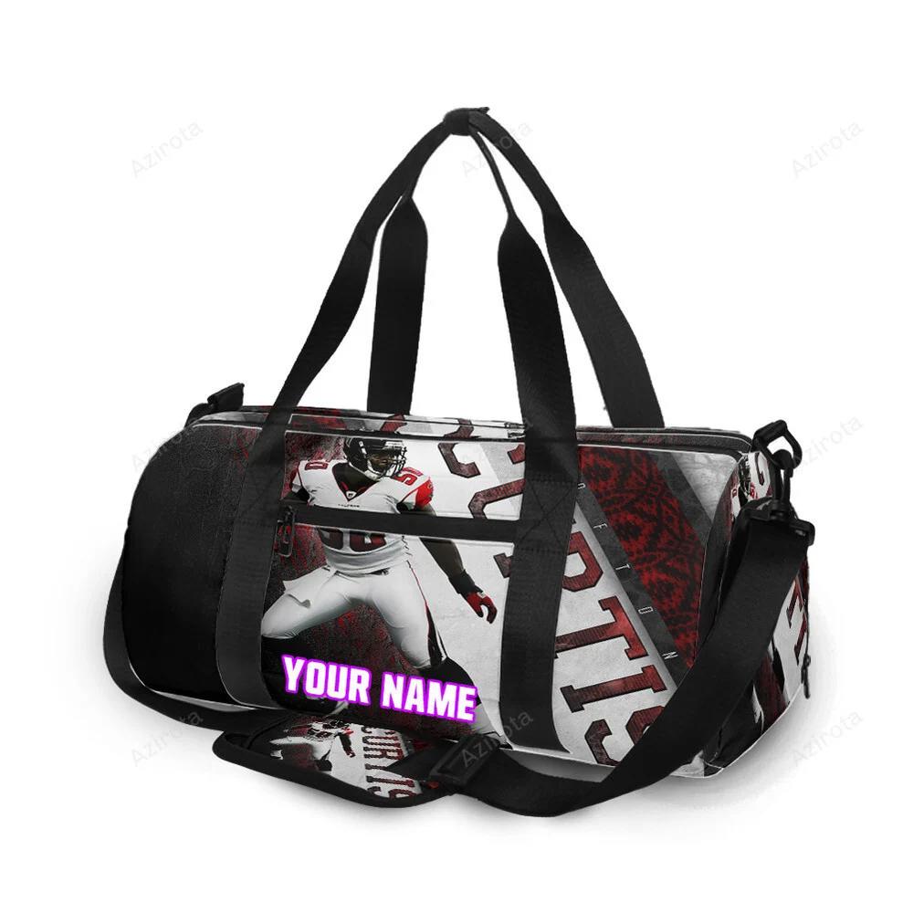 Atlanta falcons curtis lofton 50 personalized name travel bag gym bag 1183 Travel Bag