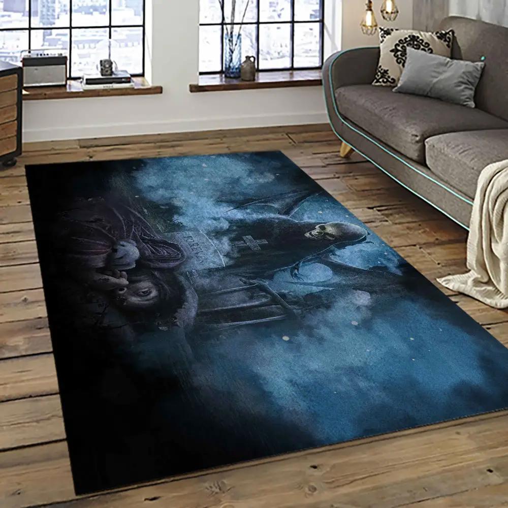 Avenged sevenfold heavy metal band music metalheads carpet area rug home decor best gift for friends as23 Rectangle Rug