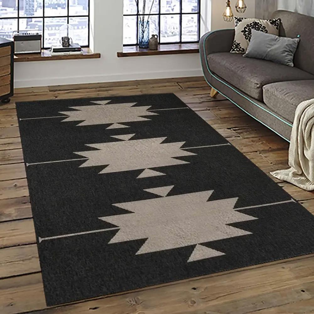 Aztec southwestern geometric shape pattern carpet area rug best gift for home decor event gift asg95 Rectangle Rug