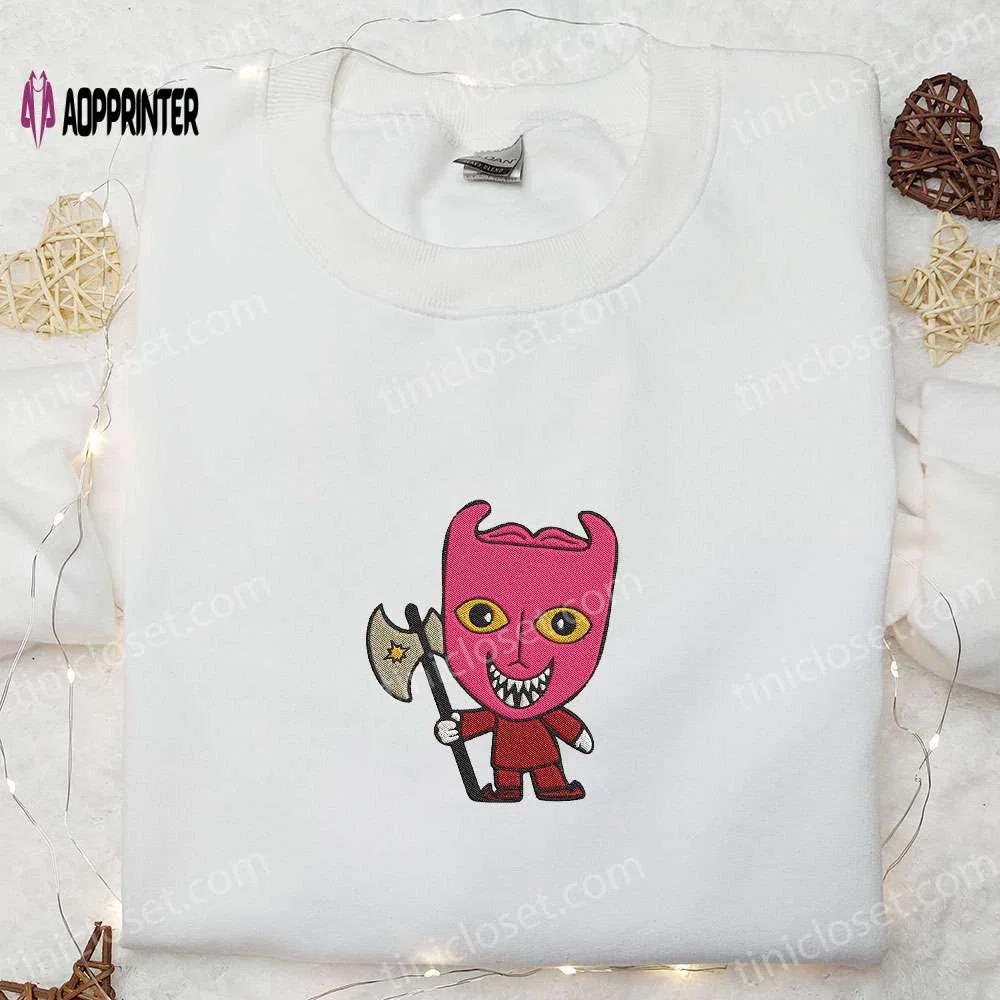 Baby lock embroidered sweatshirt – nightmare before christmas hoodie: best halloween gift ideas Embroidered Shirt
