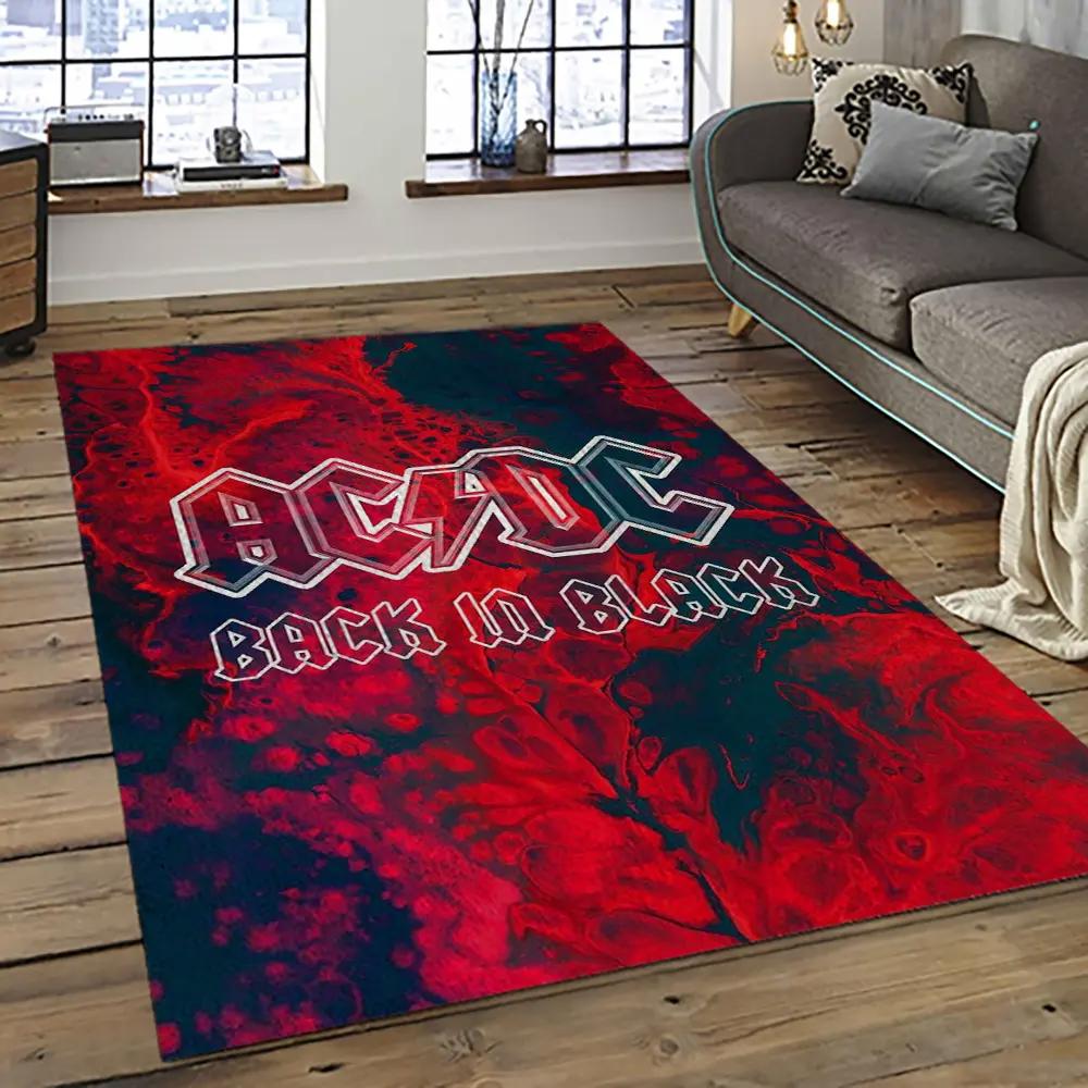 Band ac/dc music carpet rectangle area rug for living room bedroom decor acdc19 Rectangle Rug