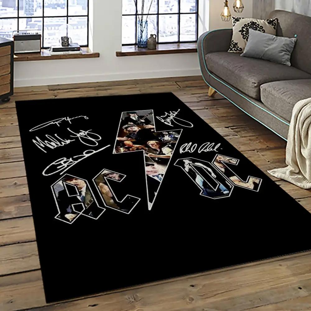 Band ac/dc music carpet rectangle area rug for living room bedroom decor acdc27 Rectangle Rug