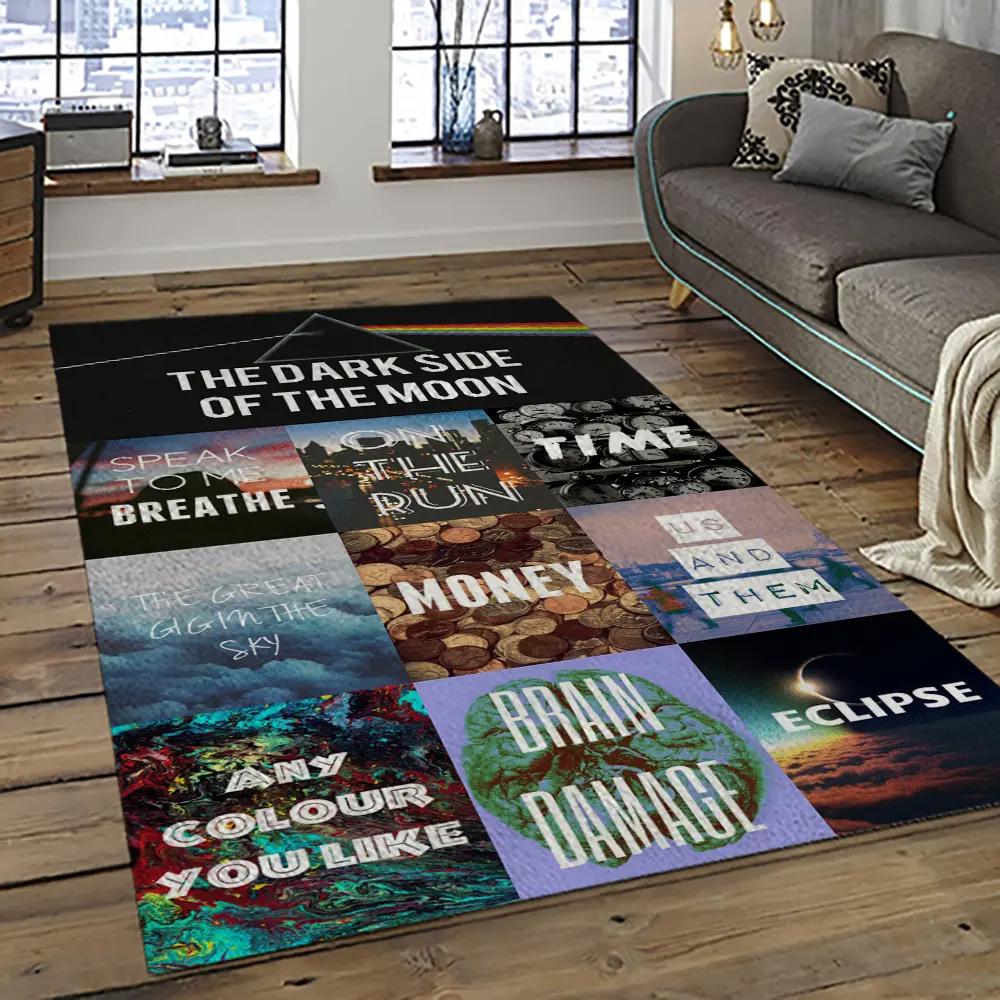 Band pink floyd music carpet rectangle area rug for living room bedroom decor pfo24 Rectangle Rug