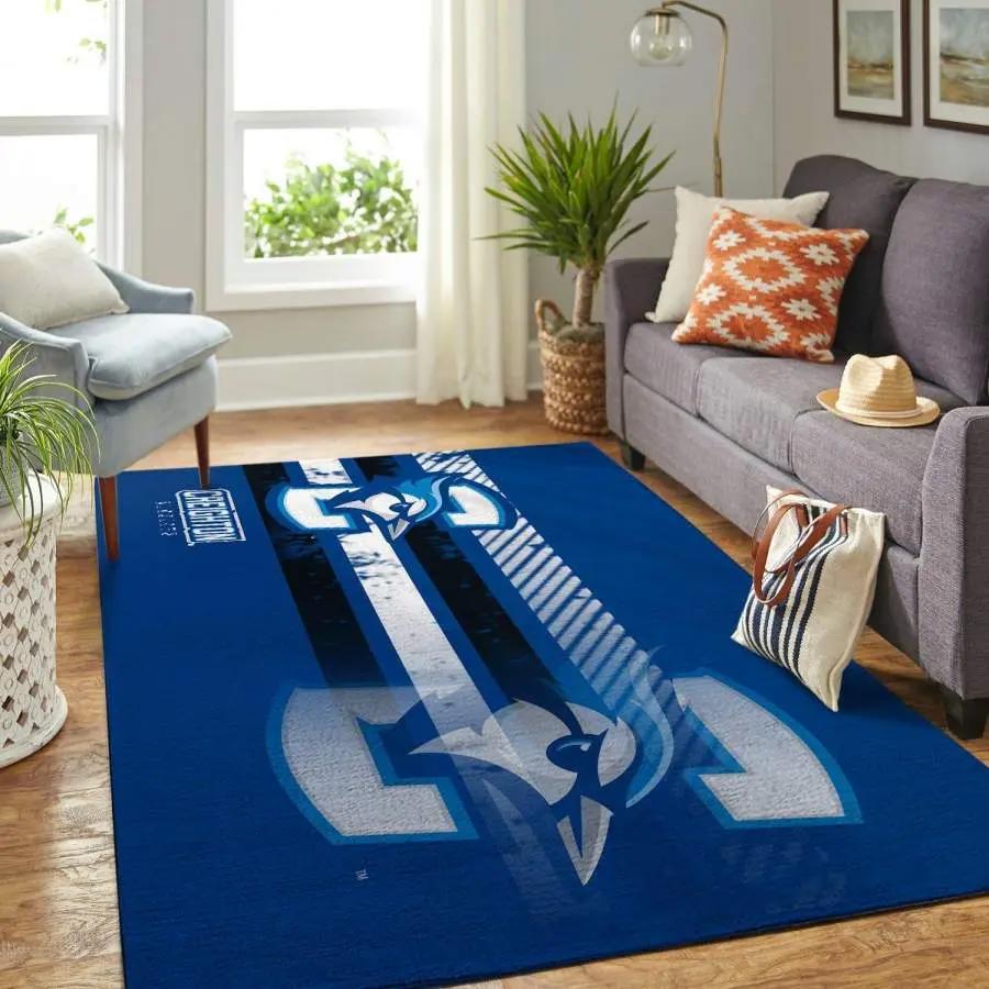 Baseball ball and glove on american flag area rug living room rug home decor floor decor rb7a8e7e9931 Rectangle Rug