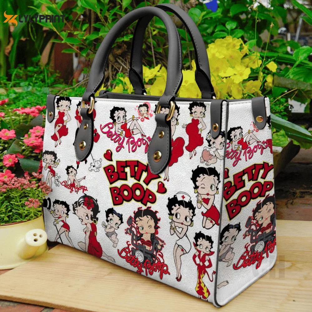 Betty boop leather handbag gift for women 4384 Women Leather Hand Bag