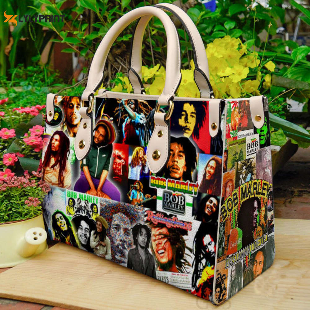 Bob marley 3 leather handbag gift for women 4632 Women Leather Hand Bag
