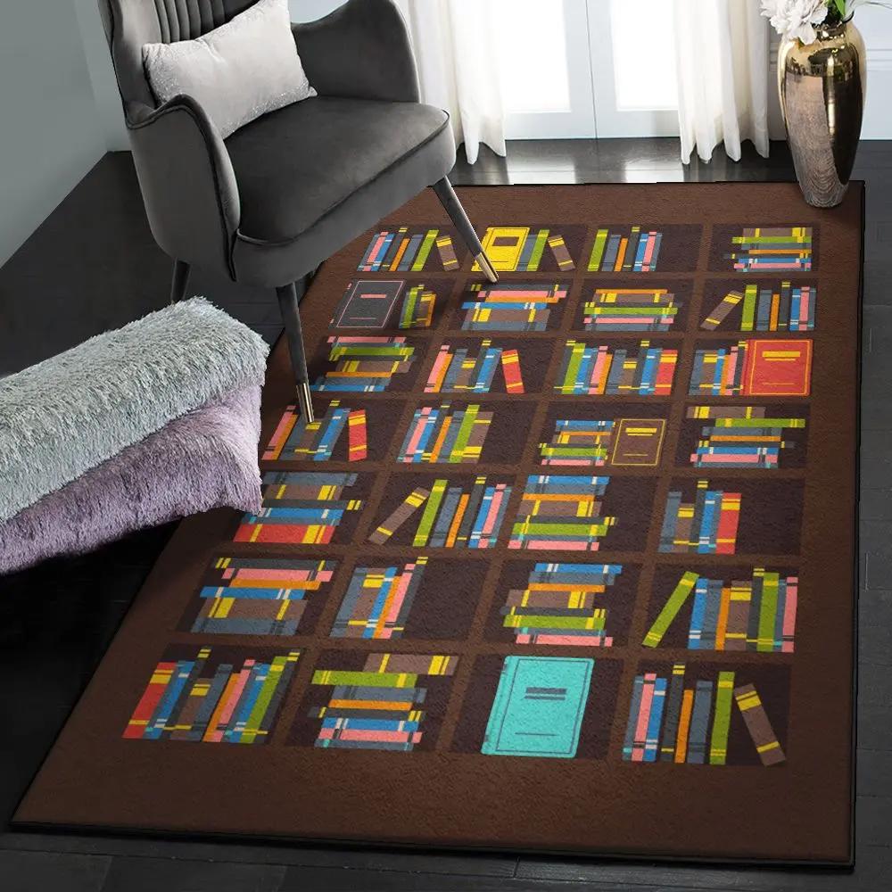 Book kitchen rugs, book rug Rectangle Rug