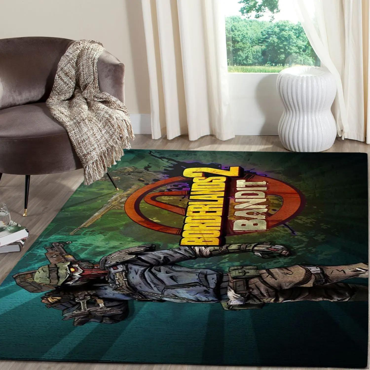 Borderlands bandt gaming area rugs living room carpet fn140118 rug regtangle carpet floor decor home decor Rectangle Rug