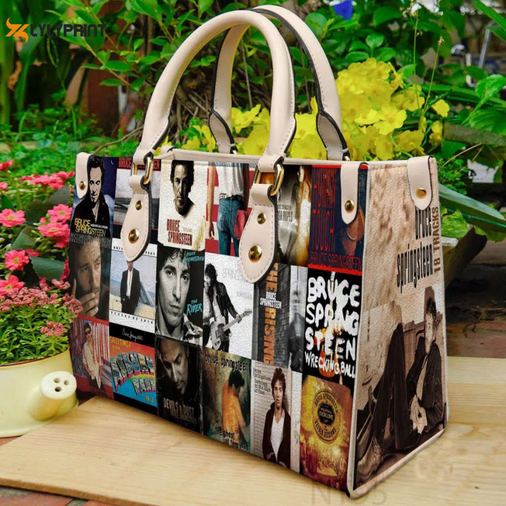 Bruce springsteen leather handbag 2286 Women Leather Hand Bag