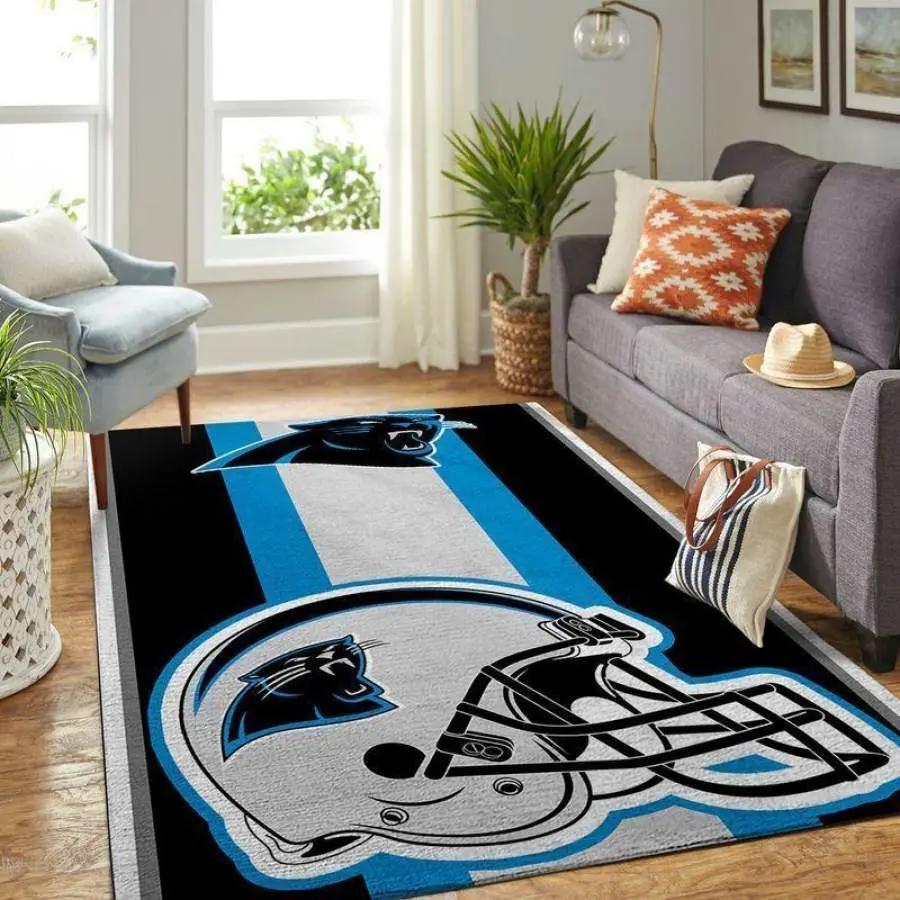 Carolina panthers living room rug home decor football team logo carpet 191007 Rectangle Rug