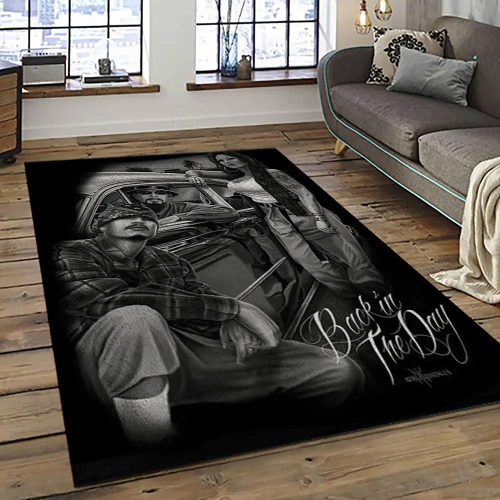 Chicano cholo style living room retangle carpet area rug home decor room decor gift for friends cc19 Rectangle Rug