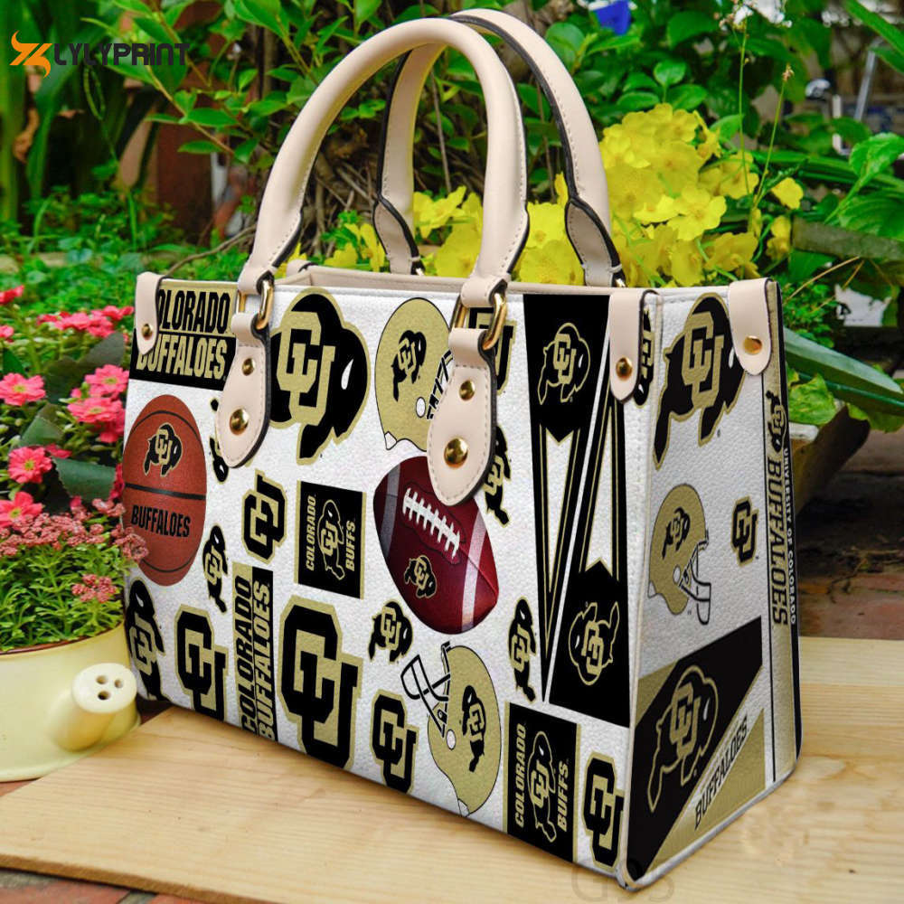 Colorado buffaloes leather handbag gift for women 524 Women Leather Hand Bag