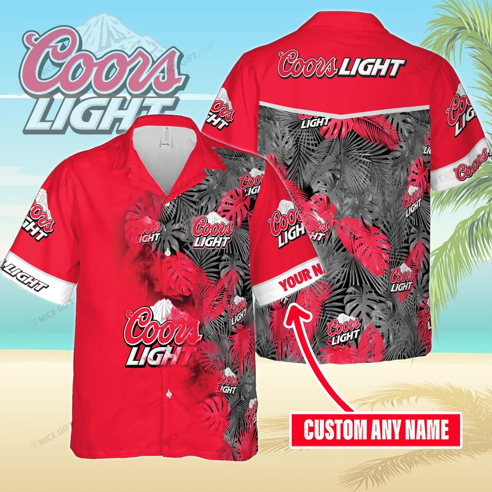 Coors light custom name hawaiian shirt for men and women Hawaii Shirt