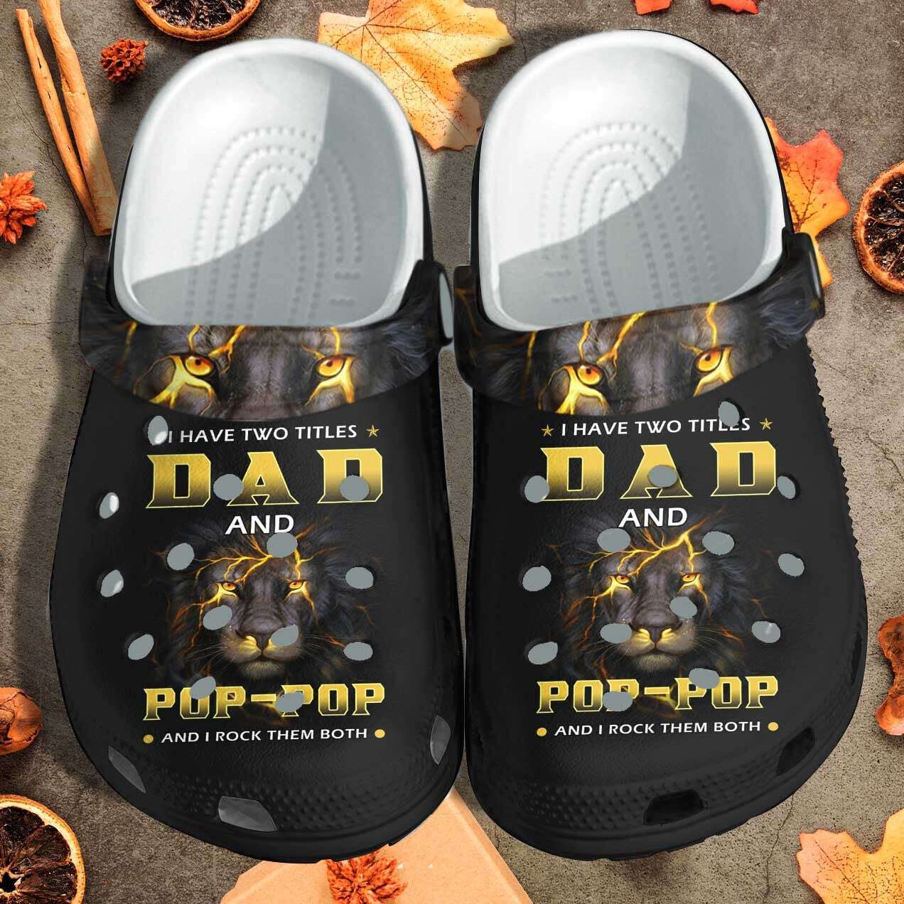 Crocs outfit - black lion father black king dad honor papa crocs crocband clogs - 242 Crocs Outfit