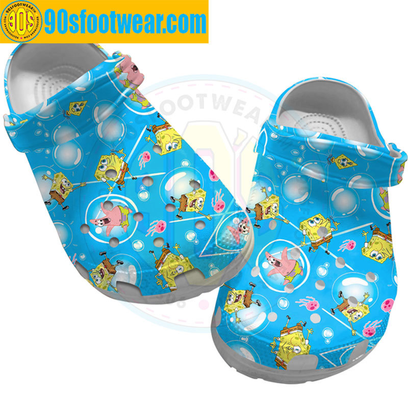 Crocs outfit - blue spongebob and patrick crocs – spongebob squarepants clogs - 261 Crocs Outfit