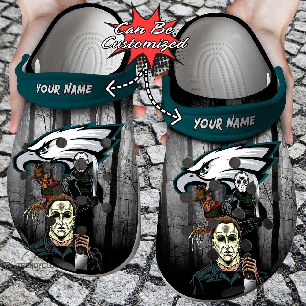 Crocs outfit - halloween crocs personalized philadelphia eagles horror movie clogs crocband shoes - 979 Crocs Outfit