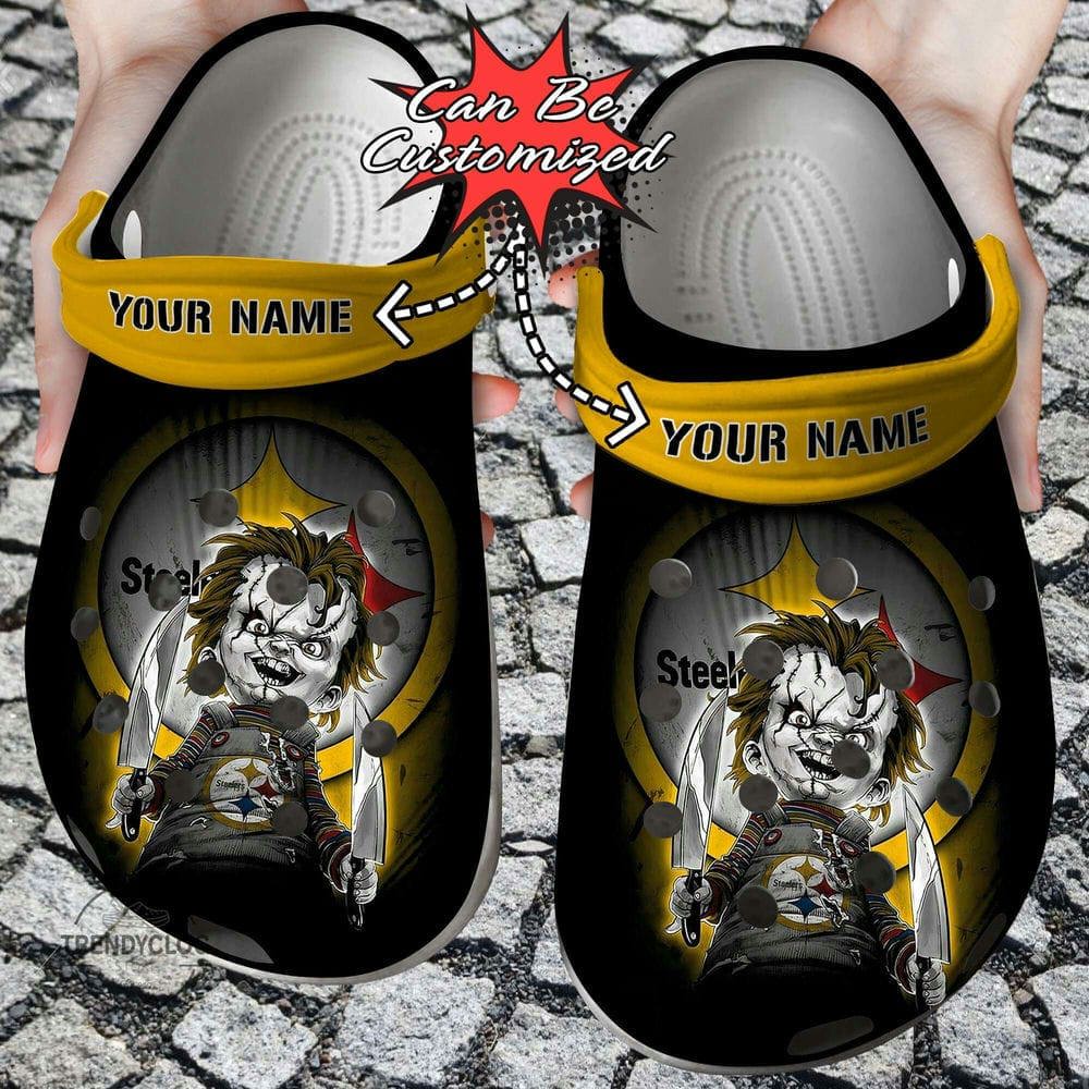 Crocs outfit - halloween crocs personalized pittsburgh steelers curse of chucky clogs crocband shoes - 983 Crocs Outfit