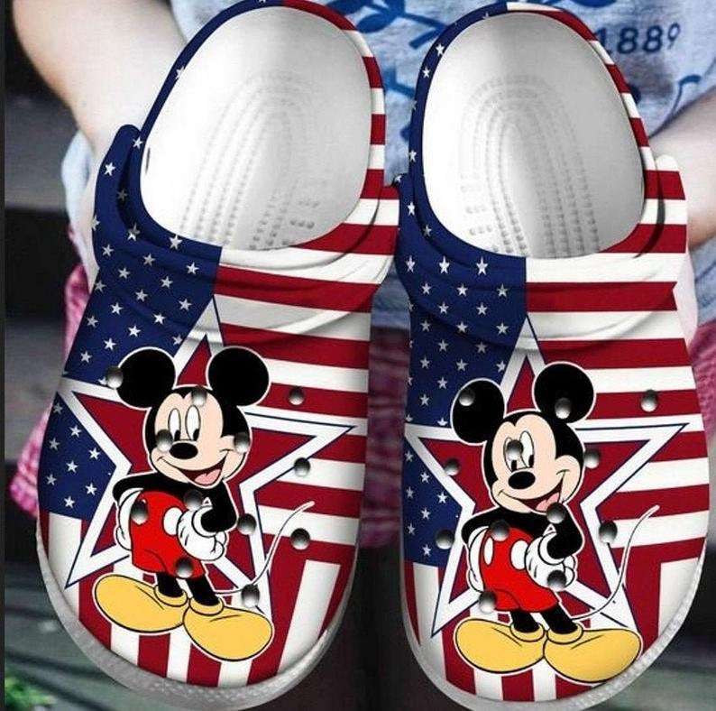 Crocs outfit - mickey mouse america flag patriot crocs crocband clogs - 1441 Crocs Outfit