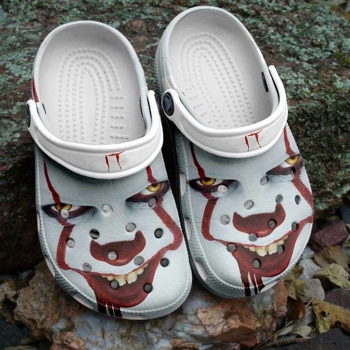 Crocs outfit - pennywise clown face it horror movie crocs crocband clogs shoes - 1603 Crocs Outfit