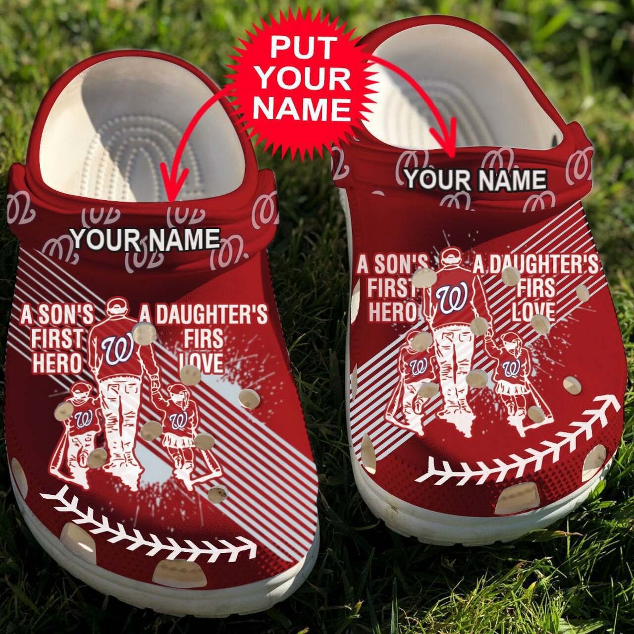 Crocs outfit - personalized crocs dad and son daughter mlb washington nationals crocs crocband clogs - 1664 Crocs Outfit