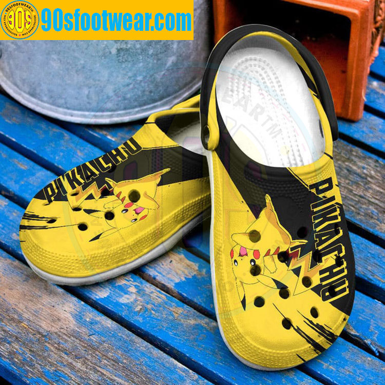 Crocs outfit - pokemon crocs – pikachu custom classic clog - 1896 Crocs Outfit