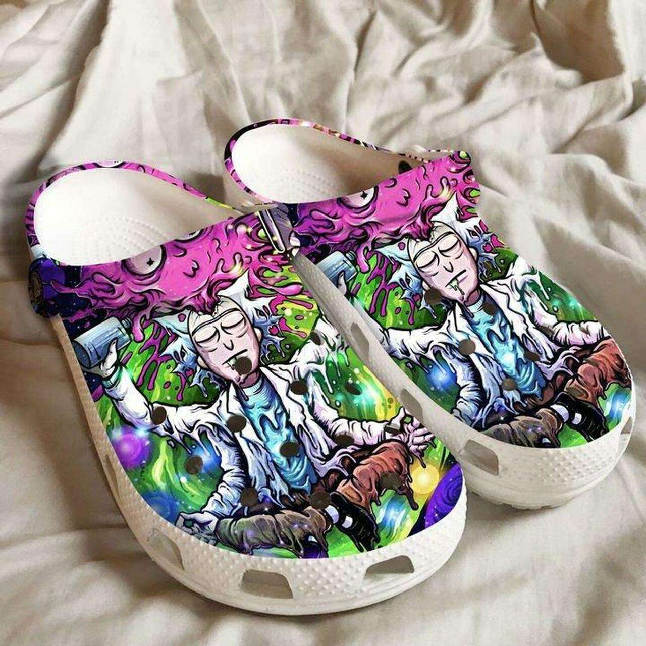 Crocs outfit - rick and morty melted wax color crocs crocband clogs - 1981 Crocs Outfit