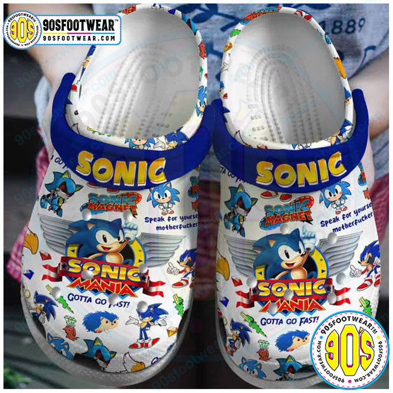 Crocs outfit - sonic crocs gotta go fast funny sonic the hedgehog movie clog shoes - 2024 Crocs Outfit