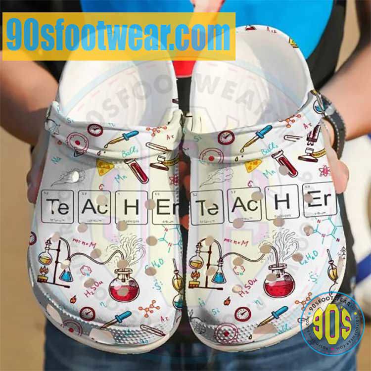Crocs outfit - teacher crocs – chemical elements teacher clogs - 2154 Crocs Outfit