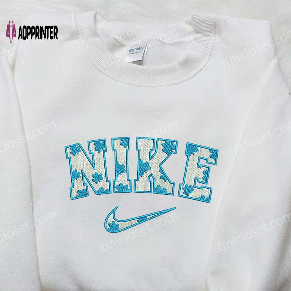 Custom nike x lucky grass embroidered shirt: best family gifts Embroidered Shirt