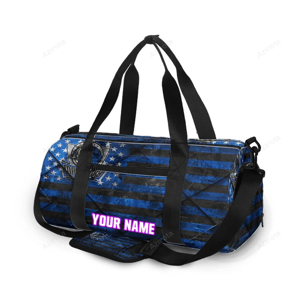 Dallas mavericks logo art 5 personalized name travel bag gym bag 624 Travel Bag