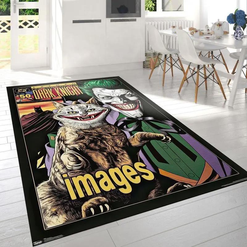Dc comics the joker smile area rug living room and bed room rug Rectangle Rug