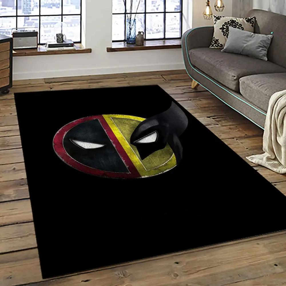 Deadpool marvel movie retangle carpet area rug home decor best gift for fan and friends dp18 Rectangle Rug