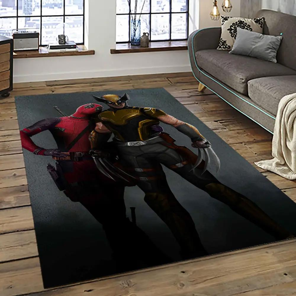 Deadpool marvel movie retangle carpet area rug home decor best gift for fan and friends dp7 Rectangle Rug
