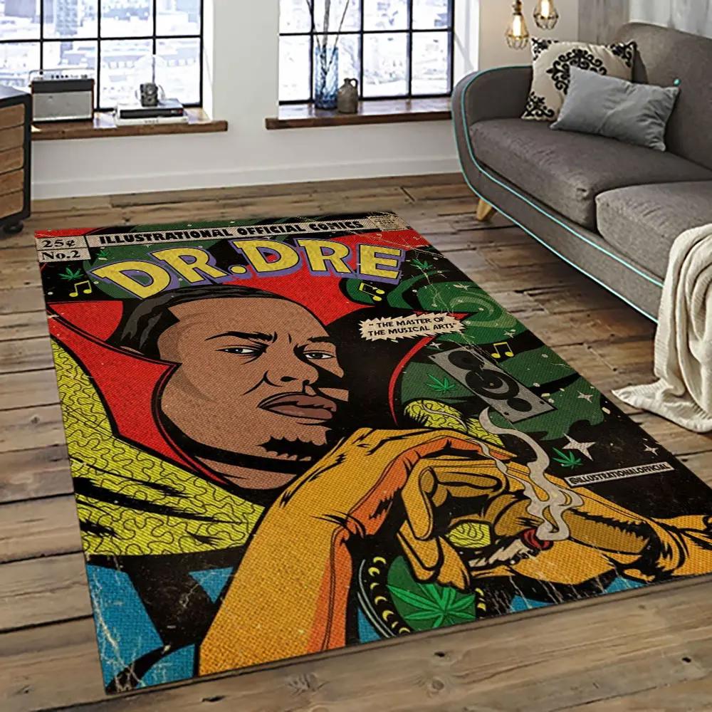 Dr. dre rapper hiphop music retangle carpet area rug home decor best gift for fan and friends dd2 Rectangle Rug