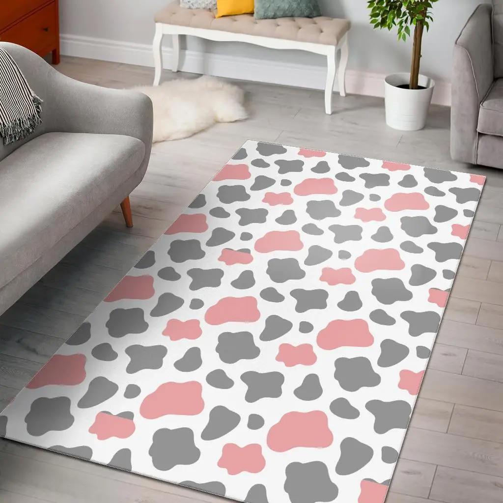 Eggplant cute pattern print area rug living room rug home decor Rectangle Rug
