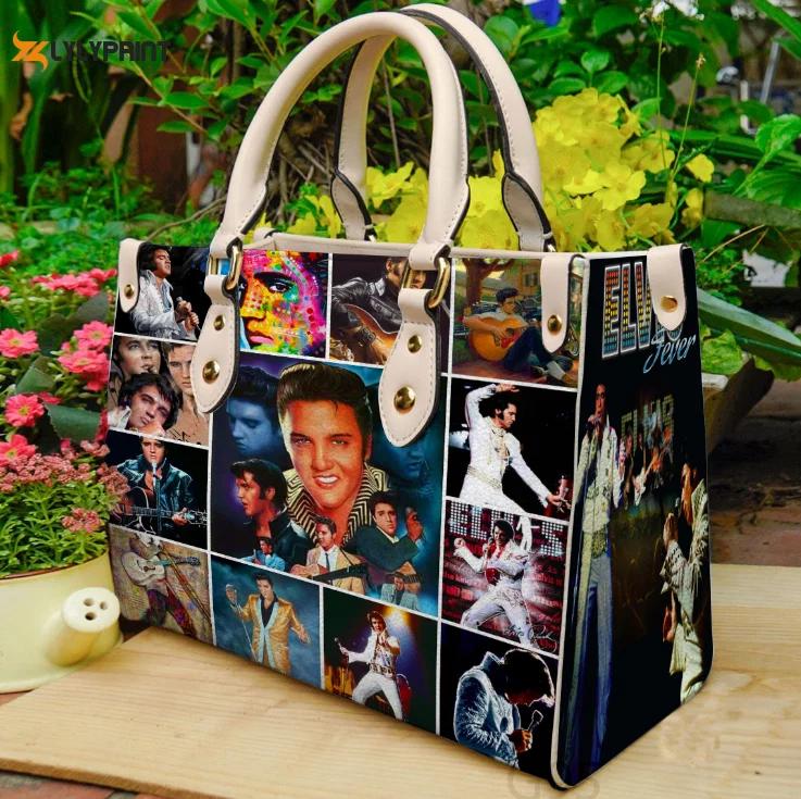 Elvis presley leather handbag for women gift 2310 Women Leather Hand Bag