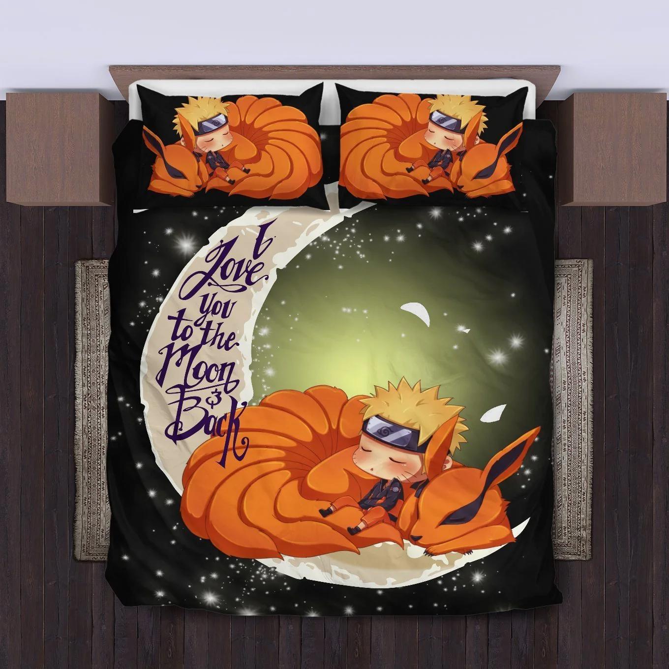 Fandomgift naruto kurama bedding set duvet cover pillowcase Bedding Sets